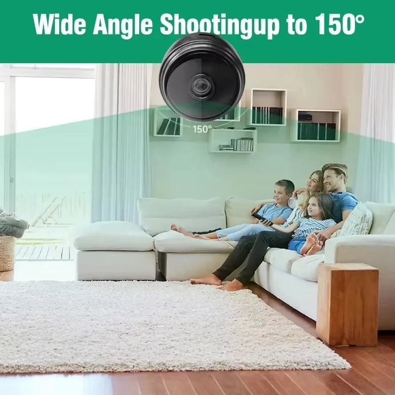 Experience Ultimate Home Security with the Mini A9 HD Wifi Smart Monitor - Your Reliable Baby & Home Surveillance Solution!