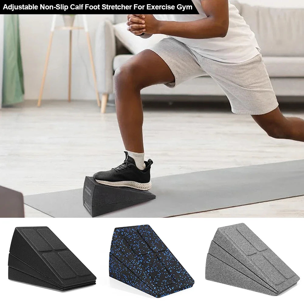3Pcs/Set Calf Stretching Slant Board 5 Angles Incline Board Physical Therapy Squat Wedge Mobility Training Ankle Calf Stretcher