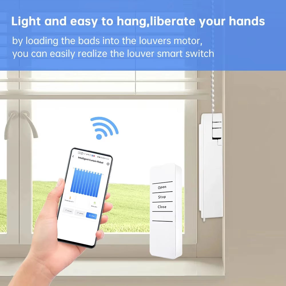Wifi Electric Blind Roller Motor Silent Motor with Remote APP Voice Control with Alexa Google Home Automation Window Treatments