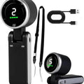 Portable Handheld Turbo Fan, 5 Gear Wind,4000Mah Battery Operated, up to 10 Working Hours, 3 in 1 Hand Fan Rechargeable with Air Turbo Tech Cooling Fan for Outdoor Activities, Travel, Working Fathersdaygift
