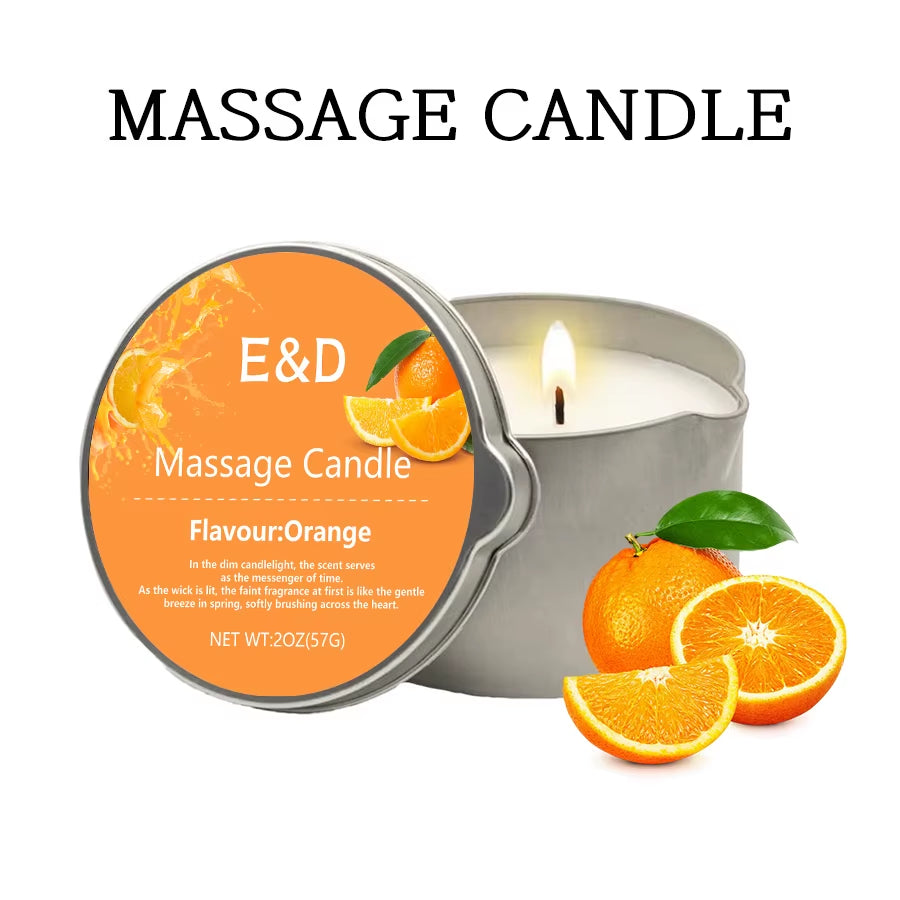 Massage Oil Candle,For Stress Relief and Skin Moisturizing,Scented Candles Aromatherapy SM Product Spa Essentials,Luxury Candles