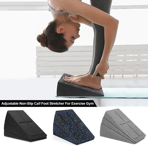 3Pcs/Set Calf Stretching Slant Board 5 Angles Incline Board Physical Therapy Squat Wedge Mobility Training Ankle Calf Stretcher