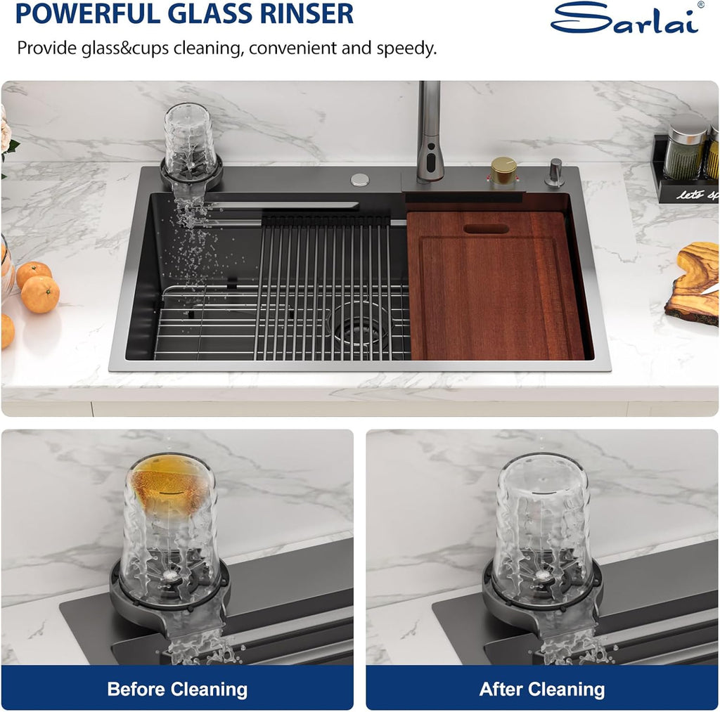 Waterfall Smart Kitchen Sink