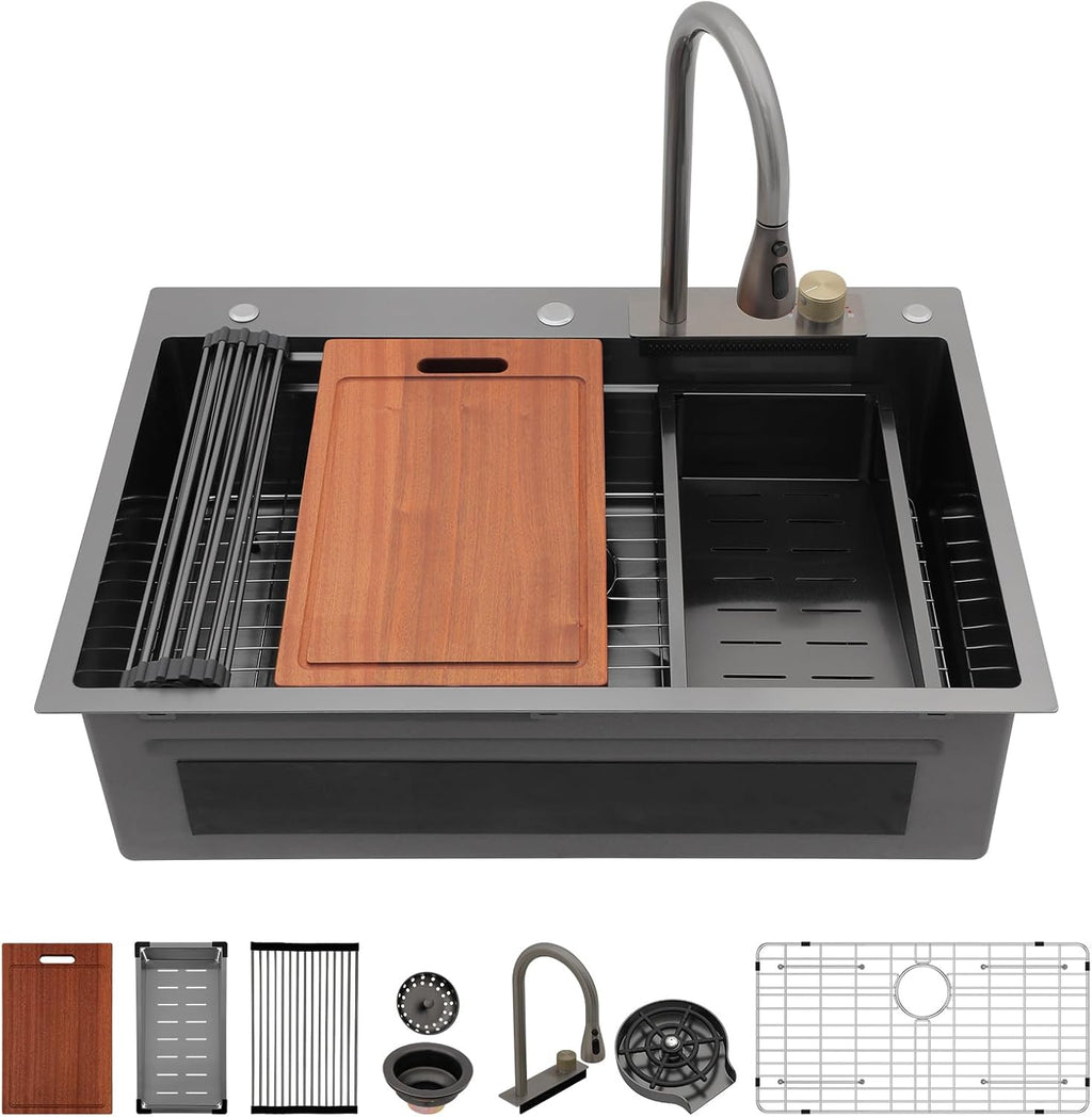 Waterfall Smart Kitchen Sink