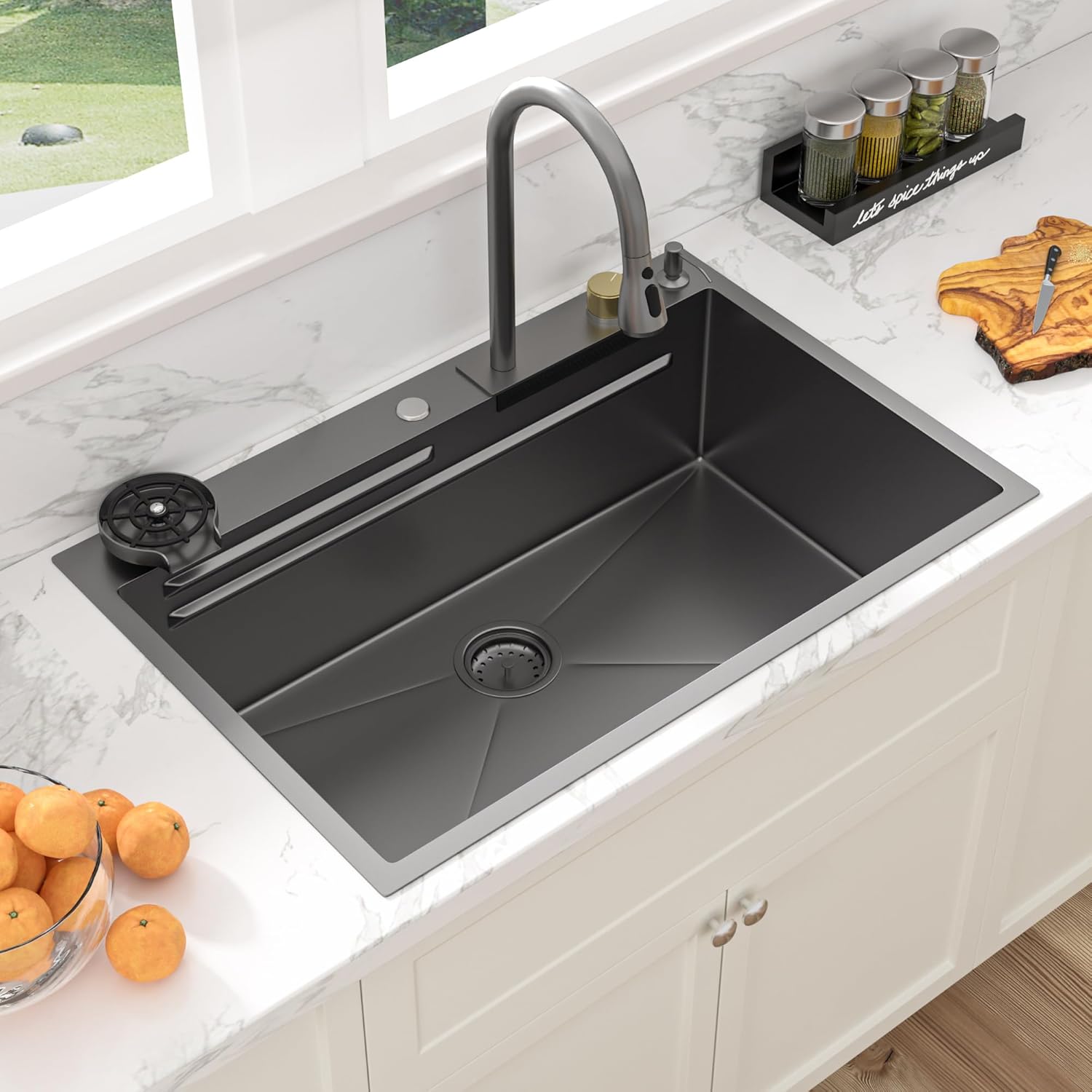 Waterfall Smart Kitchen Sink