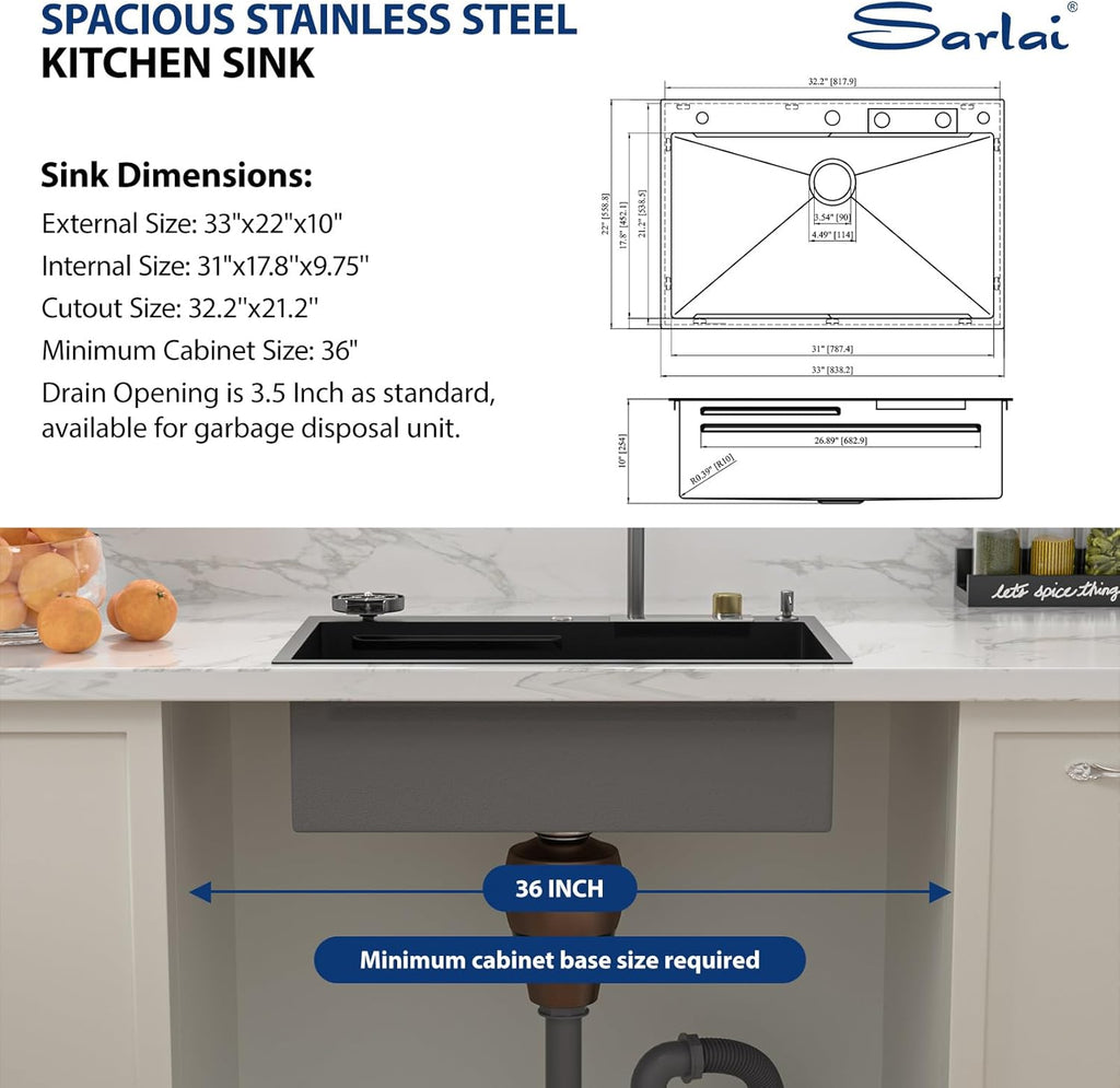 Waterfall Smart Kitchen Sink
