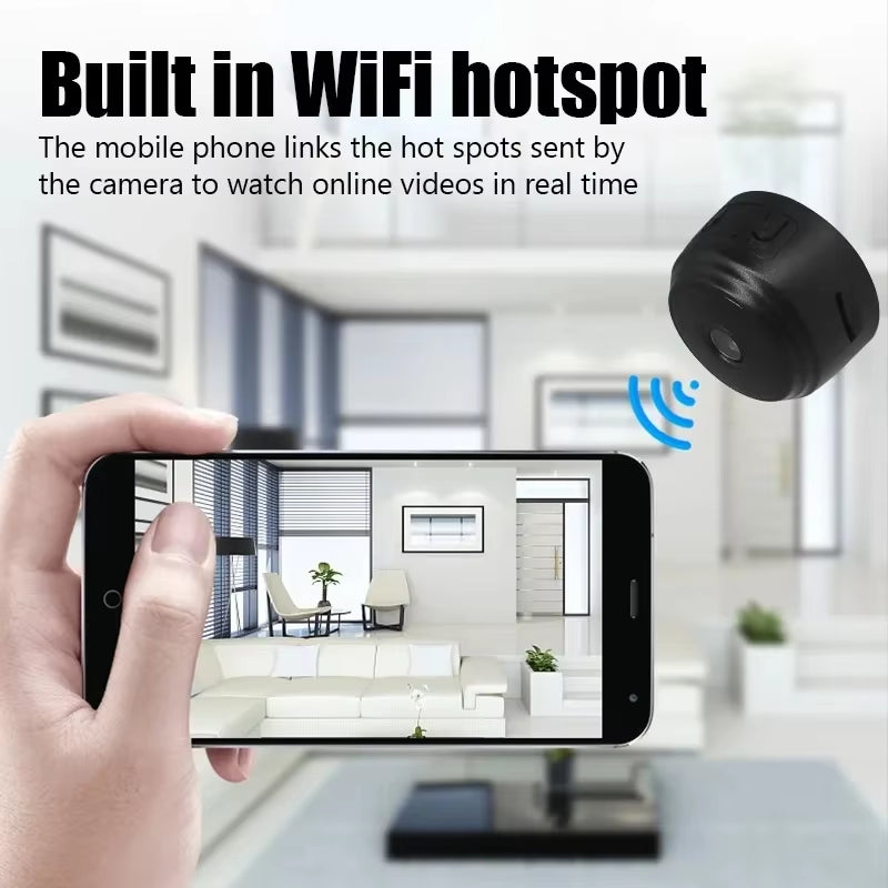 Experience Ultimate Home Security with the Mini A9 HD Wifi Smart Monitor - Your Reliable Baby & Home Surveillance Solution!
