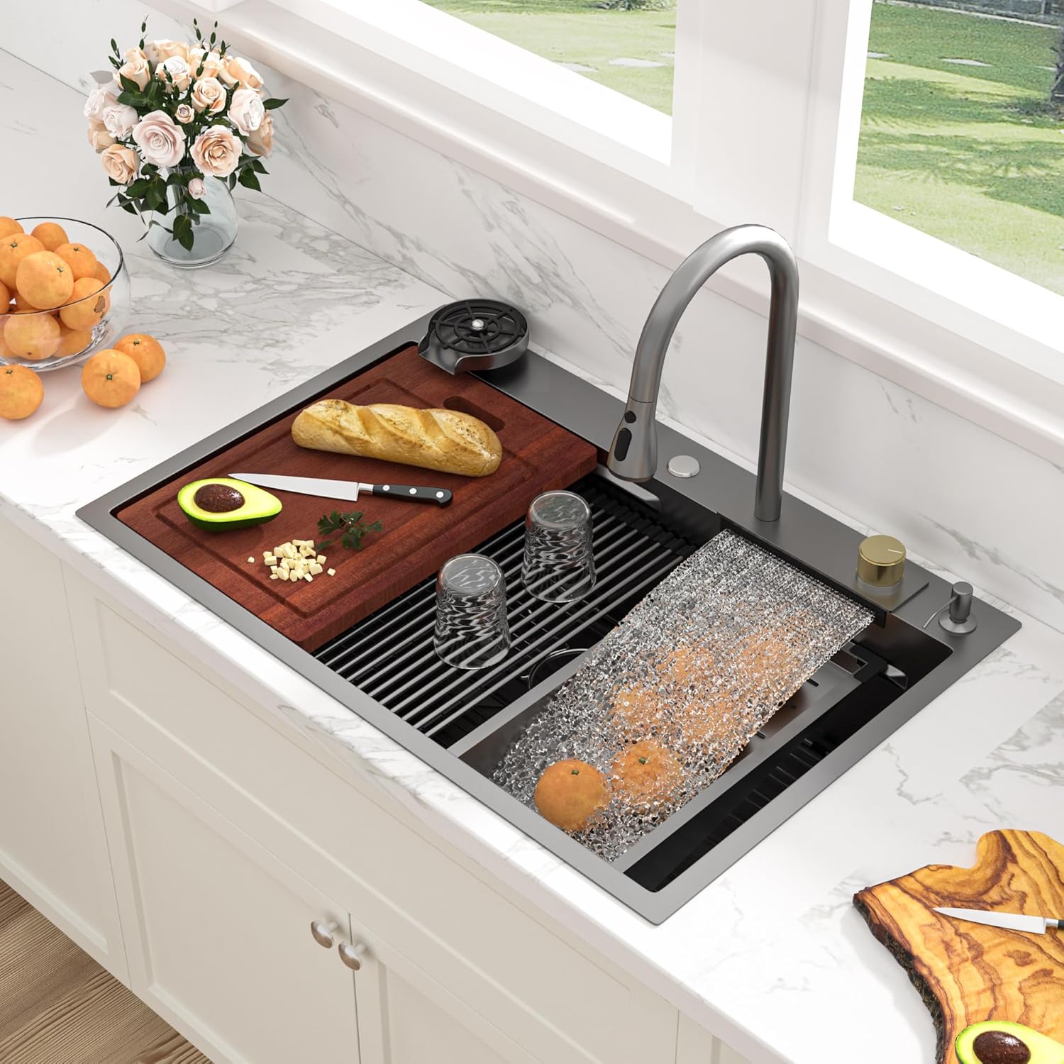 Waterfall Smart Kitchen Sink