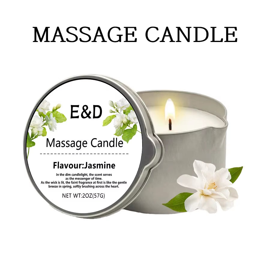 Massage Oil Candle,For Stress Relief and Skin Moisturizing,Scented Candles Aromatherapy SM Product Spa Essentials,Luxury Candles