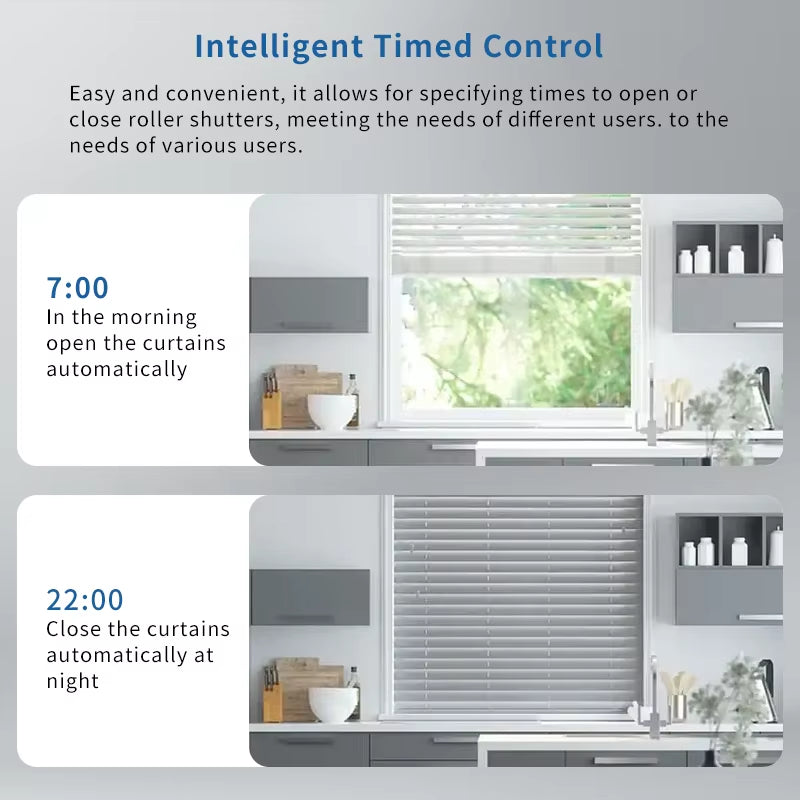 Wifi Electric Blind Roller Motor Silent Motor with Remote APP Voice Control with Alexa Google Home Automation Window Treatments