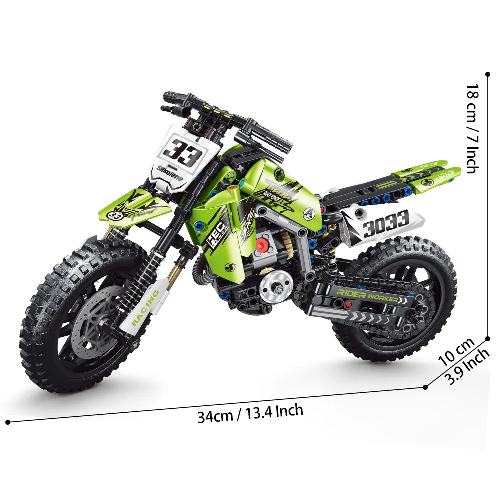 Build Your Own Adventure: Creative Motorcycle Toy Building Block Set for All Ages - Perfect STEM Construction Kit for Boys, Girls, and Collectors!