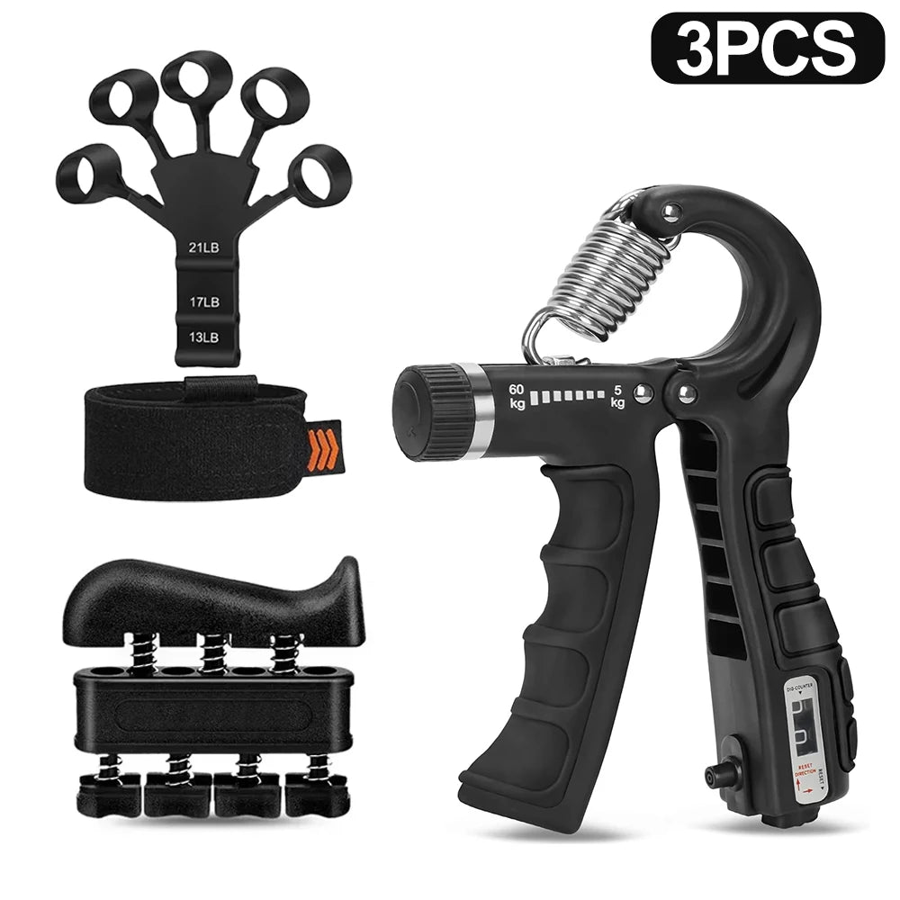 Elevate Your Strength with the 5-60Kg Adjustable Heavy Hand Gripper - Perfect for Fitness and Rehabilitation