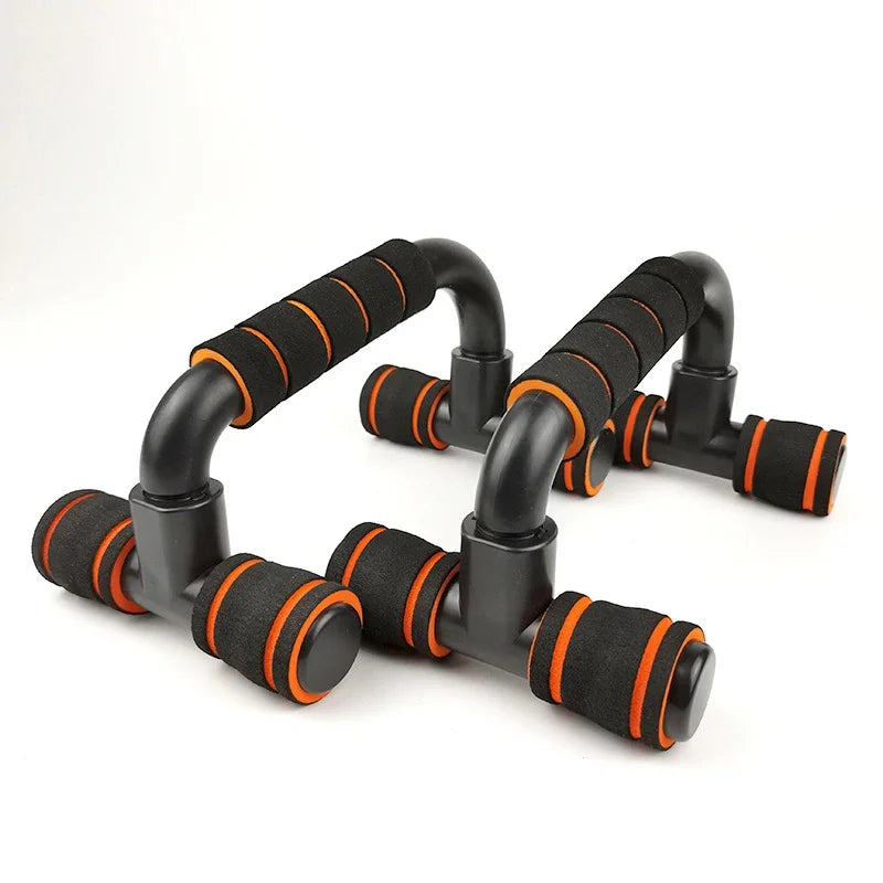 Elevate Your Workout with the GYM Non-Slip H-Shaped Push Up Bars - Perfect for Arm and Chest Strength Training at Home - Set of 2