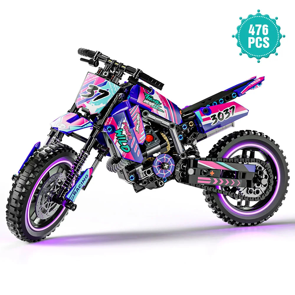 Build Your Own Adventure: Creative Motorcycle Toy Building Block Set for All Ages - Perfect STEM Construction Kit for Boys, Girls, and Collectors!