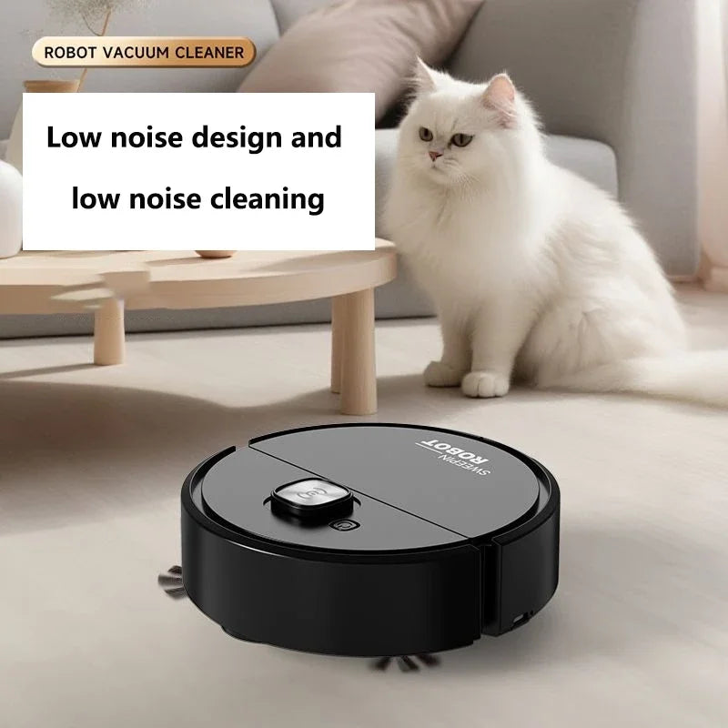 Revolutionary 3-in-1 Low Noise Mini Sweeping Robot for Effortless Cleaning - Fully Automatic Vacuum and Mop Machine 2026