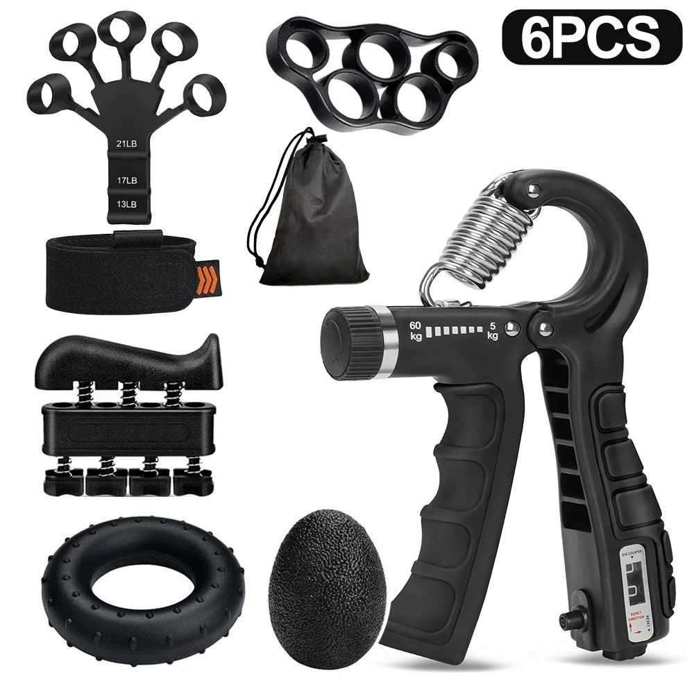 Elevate Your Strength with the 5-60Kg Adjustable Heavy Hand Gripper - Perfect for Fitness and Rehabilitation