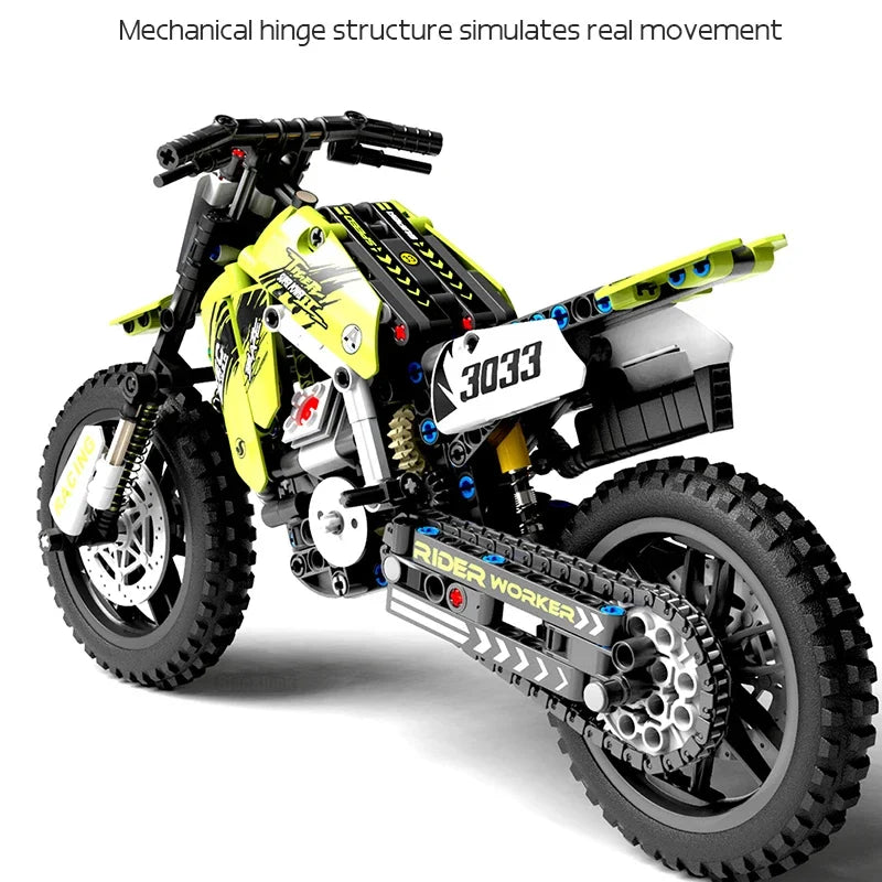 Build Your Own Adventure: Creative Motorcycle Toy Building Block Set for All Ages - Perfect STEM Construction Kit for Boys, Girls, and Collectors!