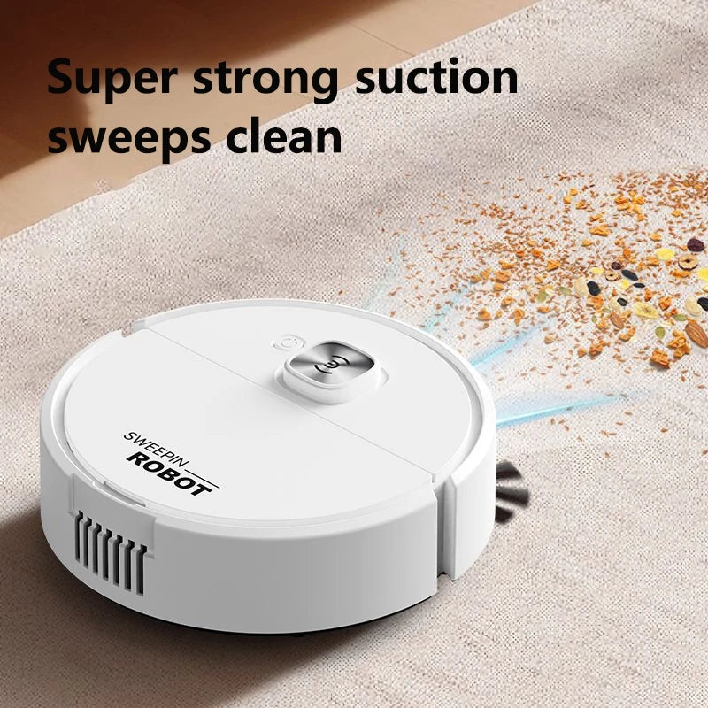 Revolutionary 3-in-1 Low Noise Mini Sweeping Robot for Effortless Cleaning - Fully Automatic Vacuum and Mop Machine 2026