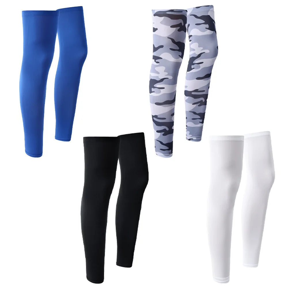 Stay Cool and Protected with Our Summer Sun Protection Leg Warmers for Men and Women - Perfect for Sports, Cycling, and More!