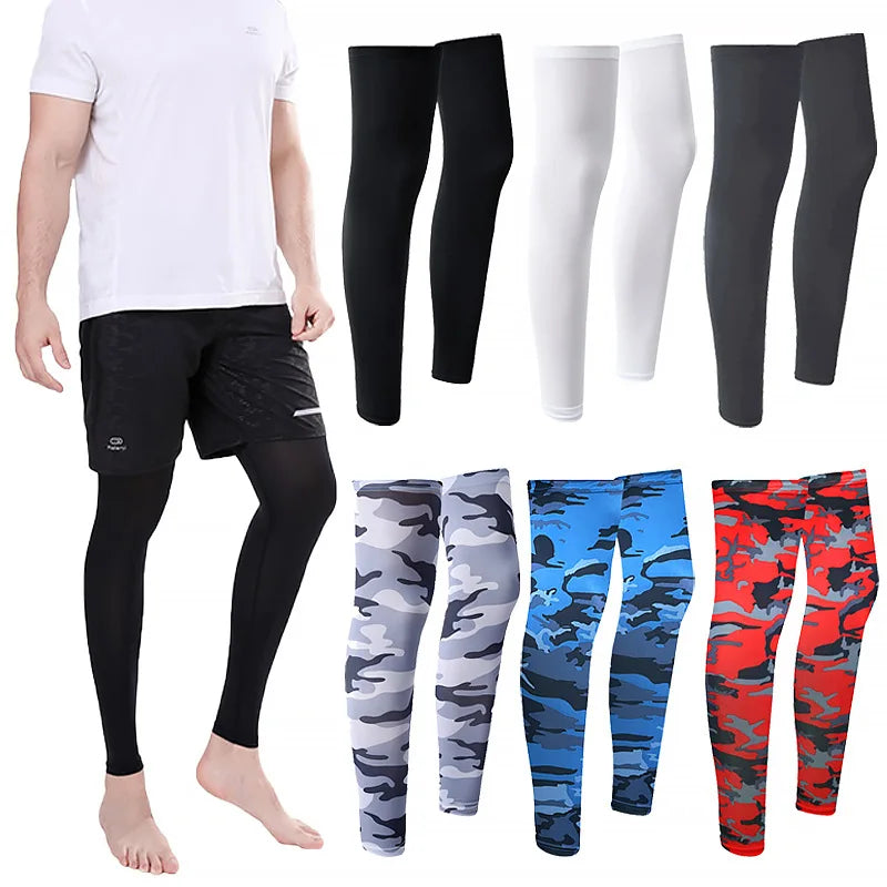 Stay Cool and Protected with Our Summer Sun Protection Leg Warmers for Men and Women - Perfect for Sports, Cycling, and More!
