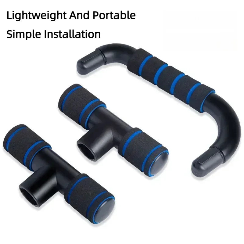 Elevate Your Workout with the GYM Non-Slip H-Shaped Push Up Bars - Perfect for Arm and Chest Strength Training at Home - Set of 2