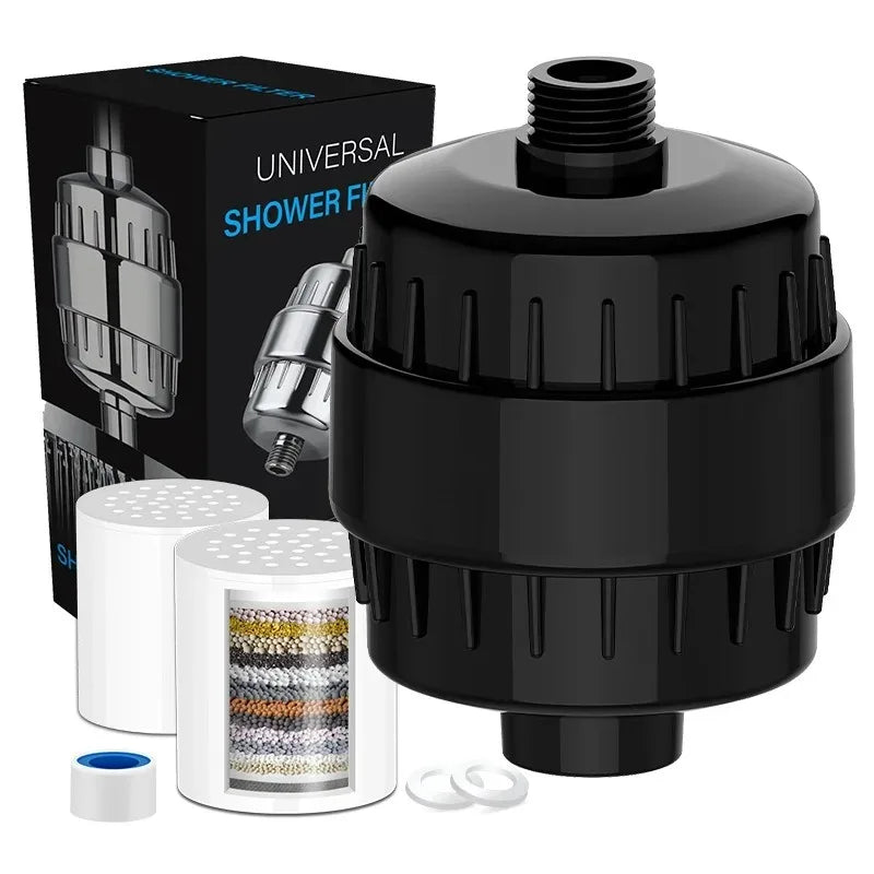Transform Your Shower Experience with Our 15/20 Stages High Output Water Filter – Eliminate Chlorine, Fluoride, and Heavy Metals for Healthier Skin and Hair!