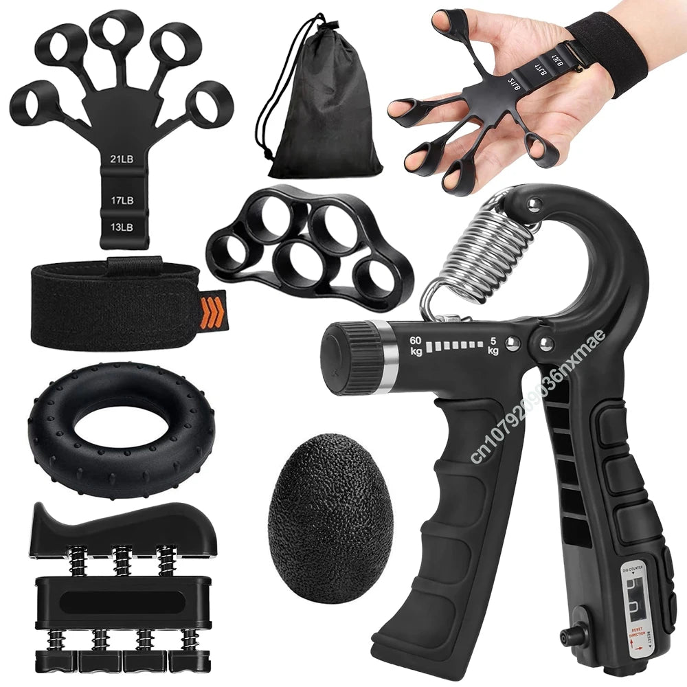 Elevate Your Strength with the 5-60Kg Adjustable Heavy Hand Gripper - Perfect for Fitness and Rehabilitation