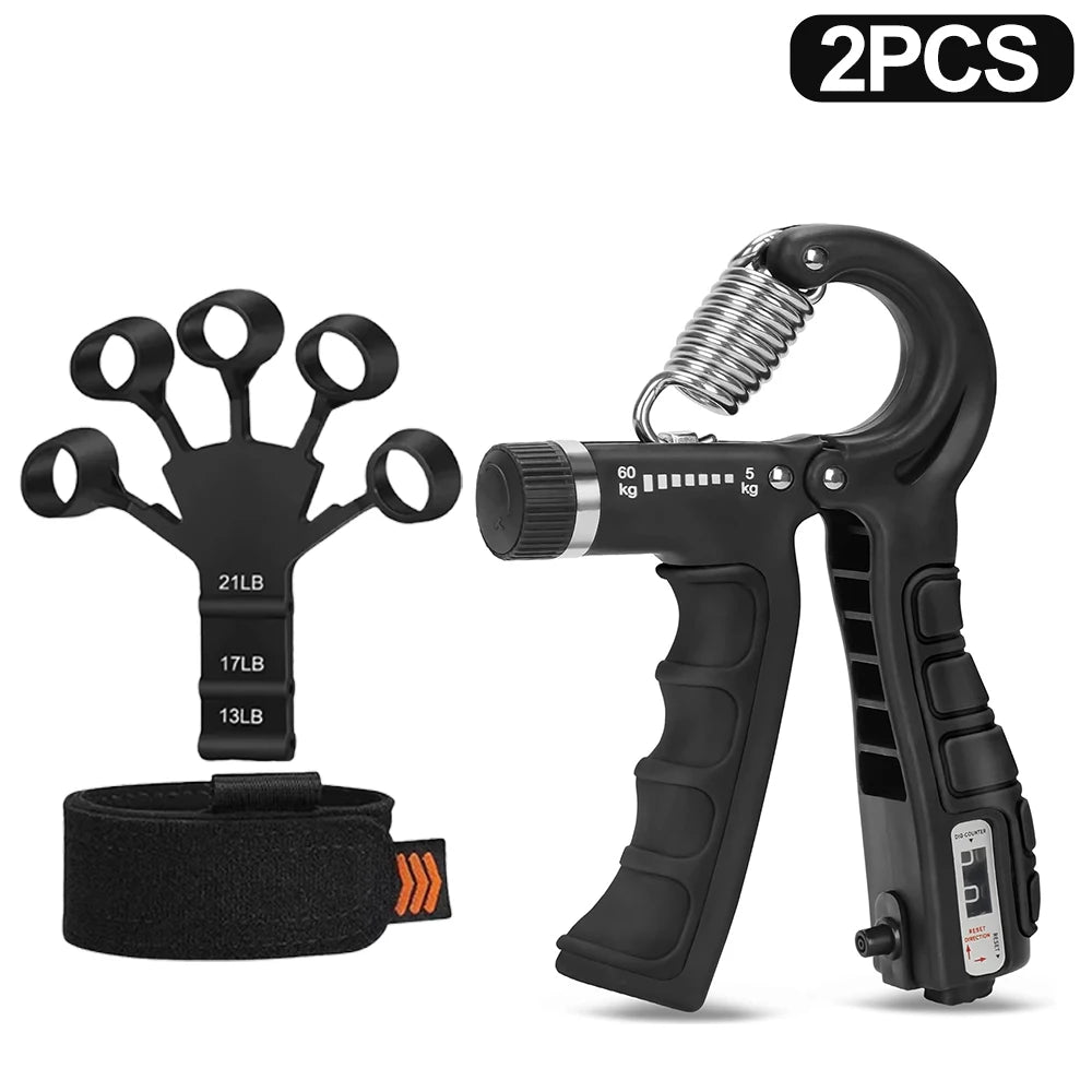 Elevate Your Strength with the 5-60Kg Adjustable Heavy Hand Gripper - Perfect for Fitness and Rehabilitation