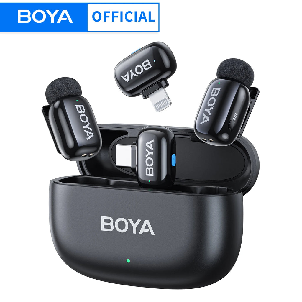 Experience Crystal Clear Audio with the Mini Wireless Lavalier Microphone for iPhone, iPad, and Android - Perfect for Live Broadcasts, Vlogs, and More!