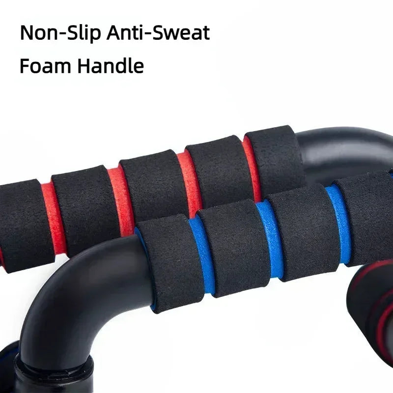 Elevate Your Workout with the GYM Non-Slip H-Shaped Push Up Bars - Perfect for Arm and Chest Strength Training at Home - Set of 2