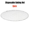 Portable Barbecue Grill Korean Charcoal Stove Stainless Steel Split BBQ Stove round Non-Stick Barbecue Rack for Outdoor Camping