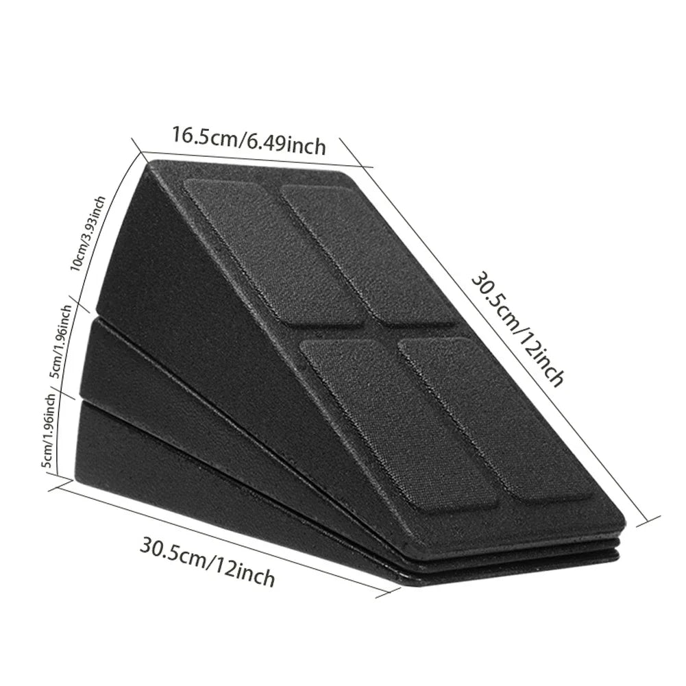 3Pcs/Set Calf Stretching Slant Board 5 Angles Incline Board Physical Therapy Squat Wedge Mobility Training Ankle Calf Stretcher