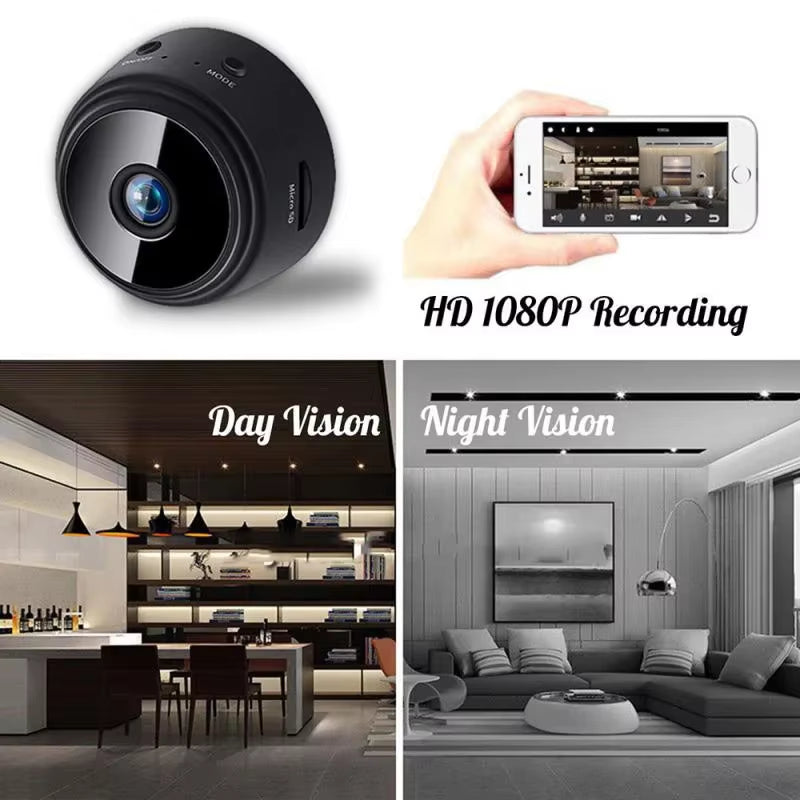 Experience Ultimate Home Security with the Mini A9 HD Wifi Smart Monitor - Your Reliable Baby & Home Surveillance Solution!