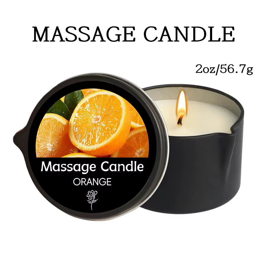 Massage Oil Candle,For Stress Relief and Skin Moisturizing,Scented Candles Aromatherapy SM Product Spa Essentials,Luxury Candles
