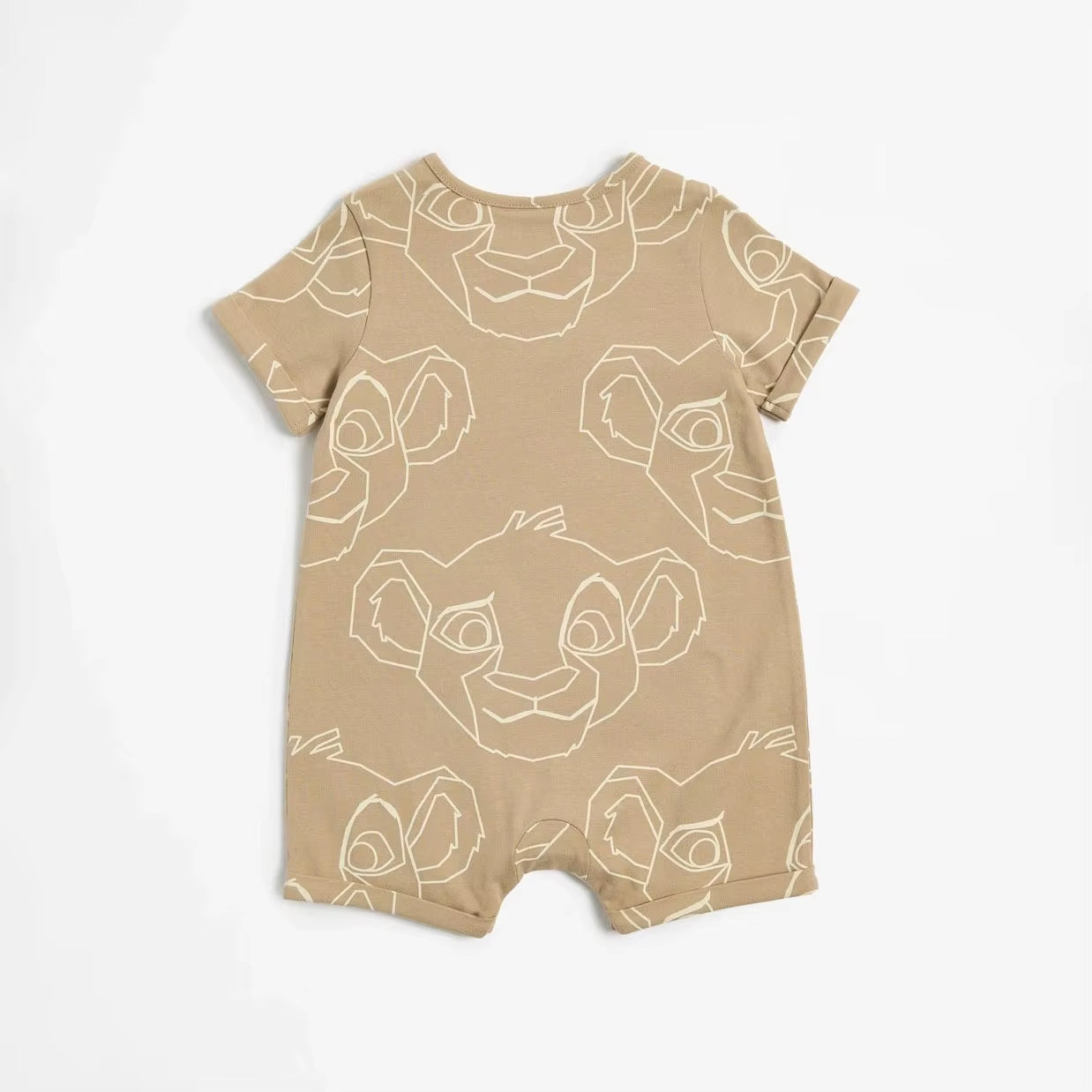 Newborn Baby Clothes Jumpsuit Cartoon Girl Boy Short Sleeve One-Piece Clothes Toddler Costume Romper Infant Onesie