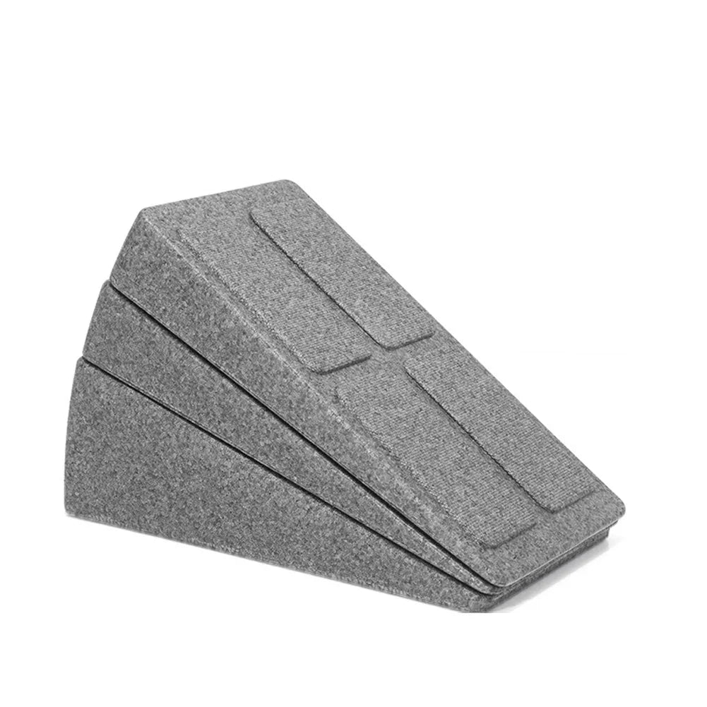 3Pcs/Set Calf Stretching Slant Board 5 Angles Incline Board Physical Therapy Squat Wedge Mobility Training Ankle Calf Stretcher