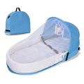 Portable Baby Crib with Mosquito Net - Convenient Folding Bed for Newborns, Ideal for Travel and Camping