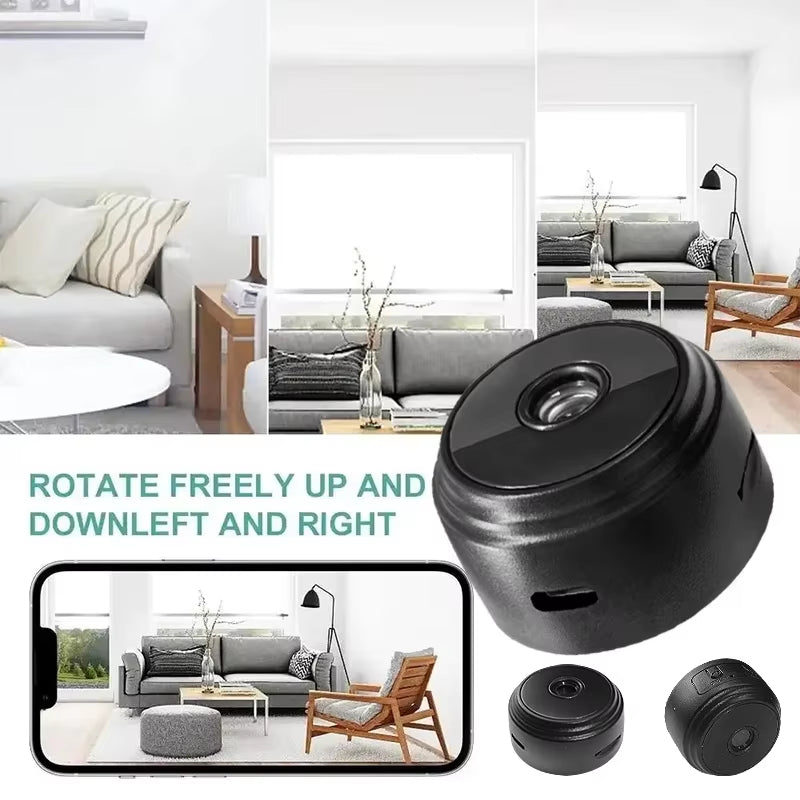 Experience Ultimate Home Security with the Mini A9 HD Wifi Smart Monitor - Your Reliable Baby & Home Surveillance Solution!