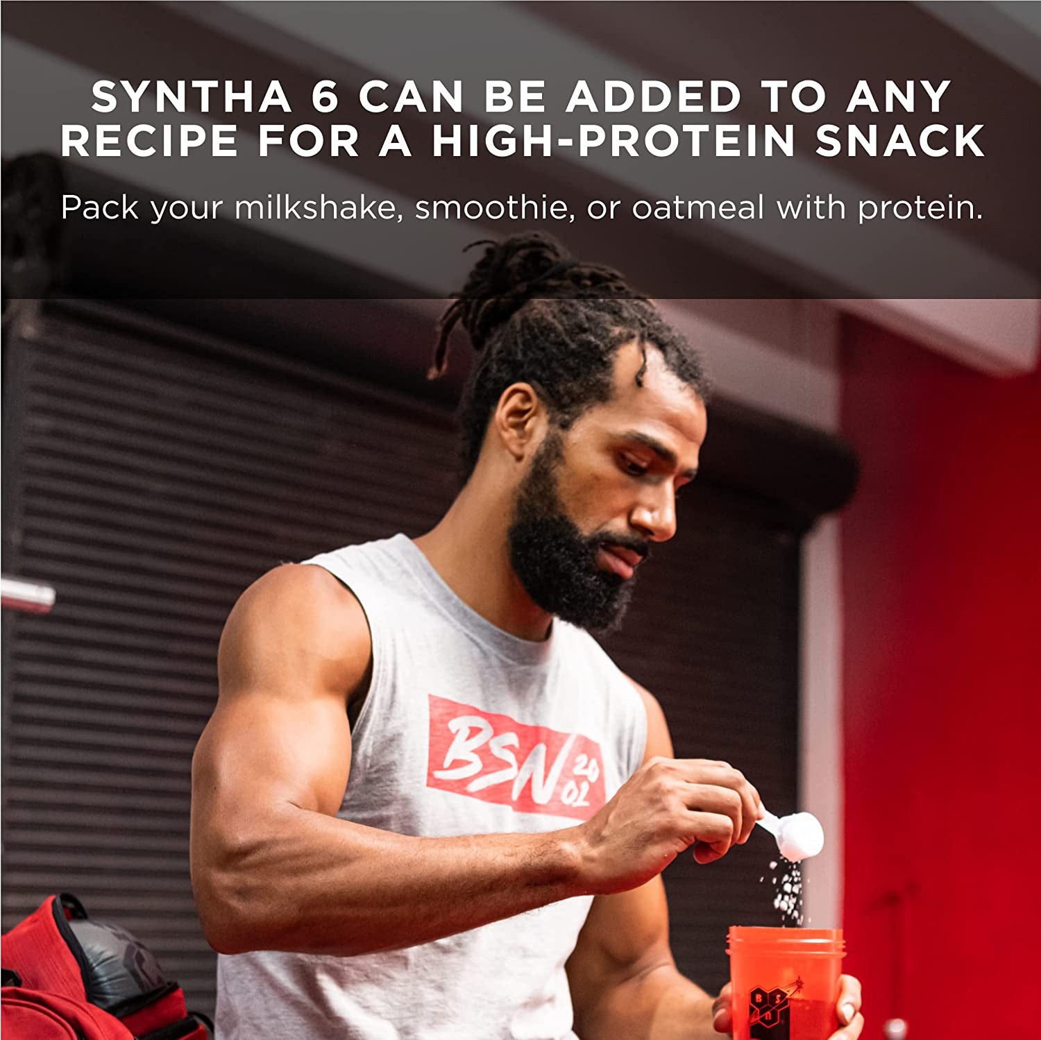 SYNTHA-6 EDGE Protein Powder, Strawberry Flavored Powder with Hydrolyzed Whey, Micellar Casein, for Muscle Gain, Low Sugar, 24G Protein, Strawberry Milkshake, 48 Servings, 4.01 Pound (Pack of 1)