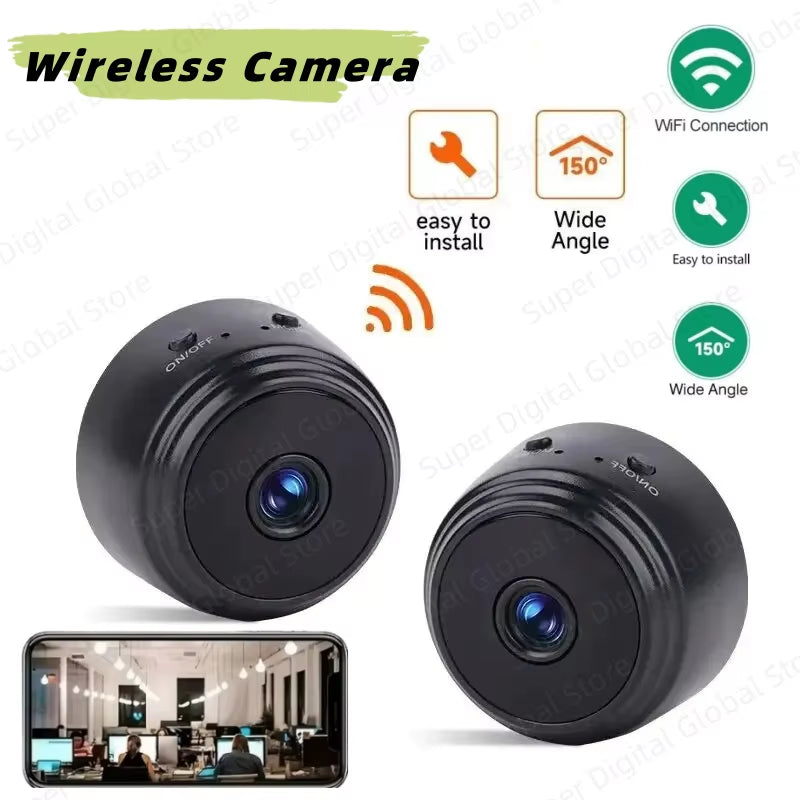 Experience Ultimate Home Security with the Mini A9 HD Wifi Smart Monitor - Your Reliable Baby & Home Surveillance Solution!